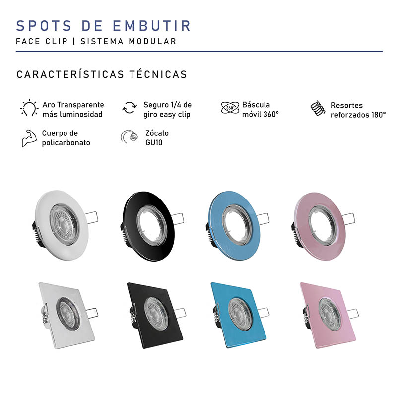 spot de embutir fabricante